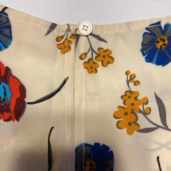 PHILOSOPHY REPUBLIC CLOTHING WOMEN FLORAL MULTICOLOR TOP SIZE M - Picture 6 of 7